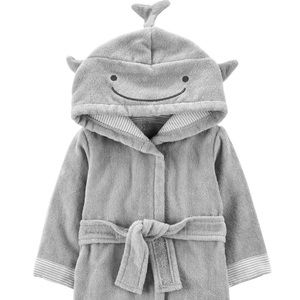 Baby Whale Hooded Terry Robe